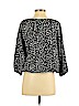 Express 100% Polyester Black 3/4 Sleeve Blouse Size S (petite) - photo 2