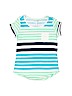 Old Navy Stripes White Short Sleeve T-Shirt Size 6 - 7 - photo 1