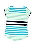 Old Navy Stripes White Short Sleeve T-Shirt Size 6 - 7 - photo 2