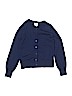Lands' End 100% Cotton Blue Cardigan Size 10 - 12 - photo 1