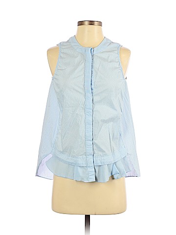 Saks Fifth Avenue Sleeveless Button-Down Shirt (view 1)