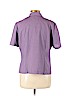 Miss Dorby Purple Short Sleeve Button-Down Shirt Size 14 (petite) - photo 2