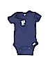 Gerber 100% Cotton Blue Short Sleeve Onesie Size 0-3 mo - photo 1