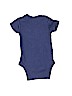 Gerber 100% Cotton Blue Short Sleeve Onesie Size 0-3 mo - photo 2