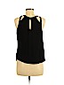 Express 100% Polyester Black Sleeveless Blouse Size M (petite) - photo 2
