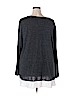 Ann Taylor LOFT Gray Long Sleeve Top Size 24 - photo 2