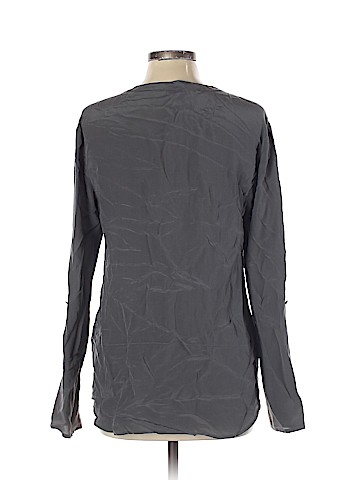 Ella Moss Long Sleeve Silk Top (view 2)