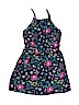 Old Navy 100% Polyester Floral Blue Dress Size 6 - 7 - photo 2