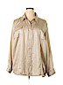 Calvin Klein 100% Polyester Tan Long Sleeve Blouse Size 2X - photo 1
