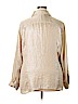 Calvin Klein 100% Polyester Tan Long Sleeve Blouse Size 2X - photo 2