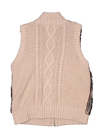 Willow Blossom Faux Fur Vest (view 2)