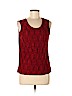 Sara Morgan for Haband Burgundy Sleeveless Top Size M (petite) - photo 1