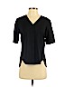 Theory Black Short Sleeve Blouse Size P (petite) - photo 1