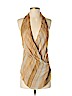 Helmut Lang 100% Silk Tan Sleeveless Silk Top Size P (petite) - photo 1