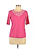 Karen Scott Pink Short Sleeve Top Size M (petite) - photo 1