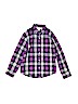 Old Navy Purple Long Sleeve Button-Down Shirt Size 8 - photo 1
