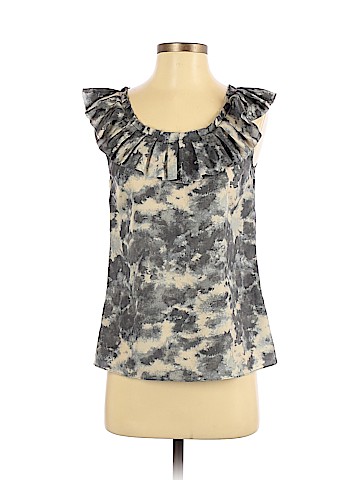 Banana Republic Short Sleeve Silk Top (view 1)
