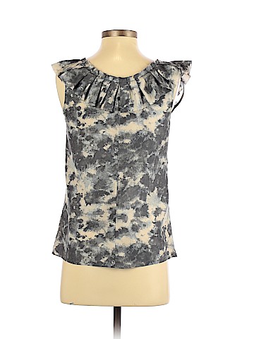 Banana Republic Short Sleeve Silk Top (view 2)
