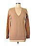 MICHAEL Michael Kors 100% Cashmere Tan Cashmere Pullover Sweater Size M - photo 1