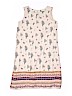 Old Navy 100% Rayon Floral Tan Dress Size 14 - photo 2