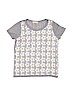 Soprano Floral Gray Short Sleeve T-Shirt Size 14 - photo 1