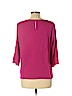 Skies Are Blue 100% Polyester Pink 3/4 Sleeve Blouse Size L (petite) - photo 2
