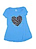 Justice Blue Short Sleeve T-Shirt Size 8 - photo 1