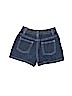 Disney 100% Cotton Solid Blue Denim Shorts Size 6 - photo 2