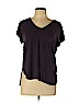 H by Bordeaux Purple Short Sleeve Top Size L (petite) - photo 1