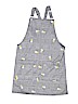 Ten Sixty Sherman Girls Floral Plaid Gray Overall Dress Size L (youth) - photo 1