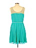 ERIN Erin Fetherston 100% Polyester Teal Casual Dress Size 12 - photo 2