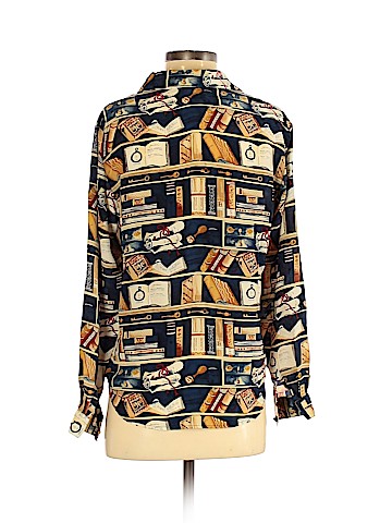 Allison Taylor Long Sleeve Silk Top (view 2)