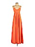 Amanda Uprichard 100% Silk Orange Casual Dress Size P (petite) - photo 1
