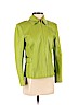St. John Sport 100% Leather Green Leather Jacket Size P (petite) - photo 1