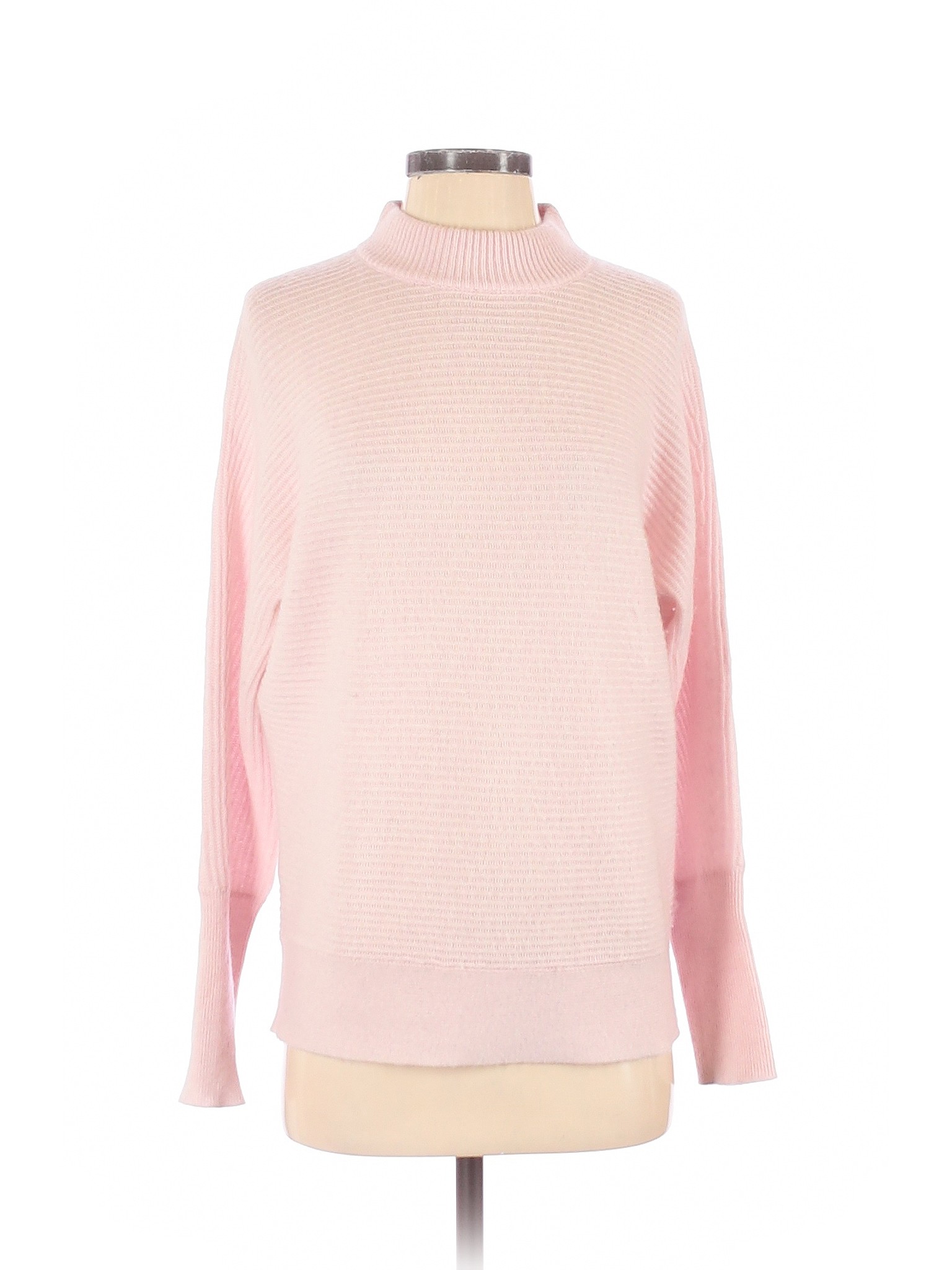 Rachel Zoe 100% Cashmere Color Block Pink Cashmere Pullover Sweater ...