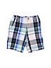 Gymboree 100% Cotton Plaid Blue Shorts Size 6 - photo 1