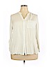 INC International Concepts 100% Rayon White Long Sleeve Button-Down Shirt Size 2X - photo 1