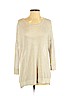 Cotton by Autumn Cashmere 100% Cotton Tan Pullover Sweater Size S - photo 1
