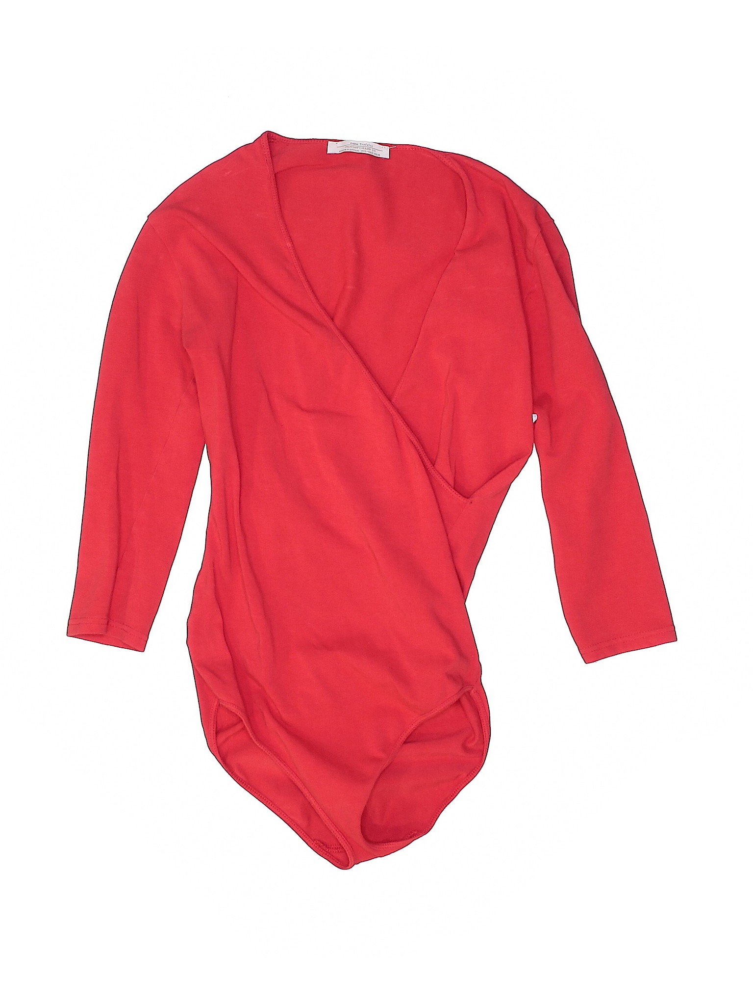 zara red bodysuit