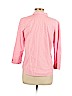 IZOD 100% Cotton Pink 3/4 Sleeve Button-Down Shirt Size L (petite) - photo 2