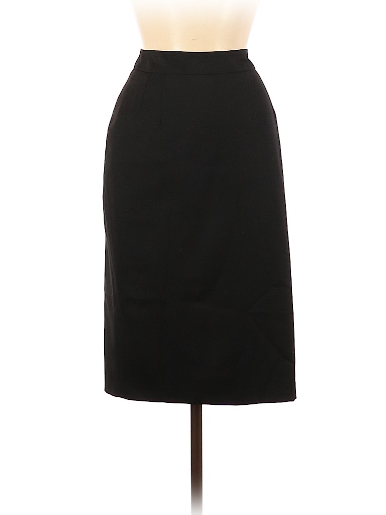 M by Madonna 100% Wool Black Wool Skirt Size 8 - photo 1