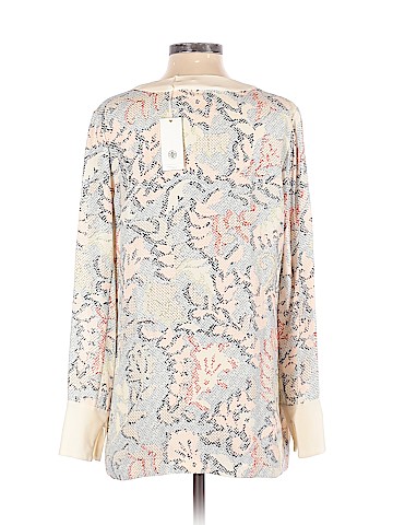 Tory Burch Long Sleeve Silk Top (view 2)