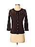 Rafaella 100% Cotton Brown Cardigan Size XS (petite) - photo 1