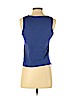 Bordeaux 100% Cotton Blue Sleeveless Top Size S (petite) - photo 2