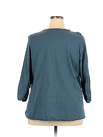 Lane Bryant 3/4 Sleeve T-Shirt (view 2)