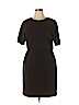 Banana Republic 100% Polyester Black Casual Dress Size 14 - photo 1