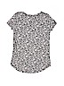 Old Navy Floral Black Short Sleeve T-Shirt Size 10-12 - photo 2