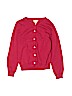 Olive Juice 100% Cotton Solid Red Cardigan Size L (kids) - photo 1