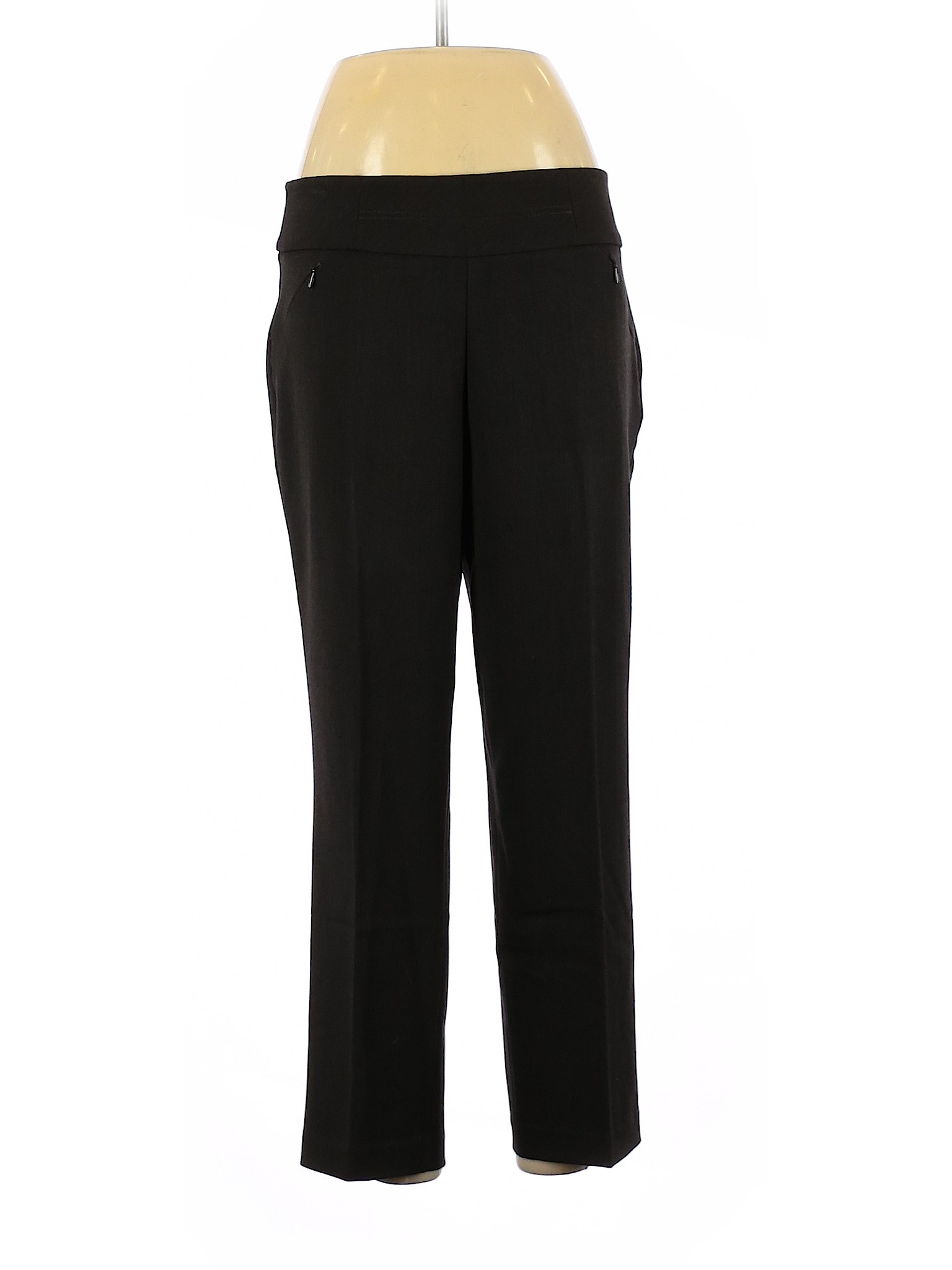 Investments Women Black Dress Pants 8 Petites | eBay