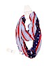Connection 18 100% Polyester Stripes Stars Blue Scarf One size - photo 1